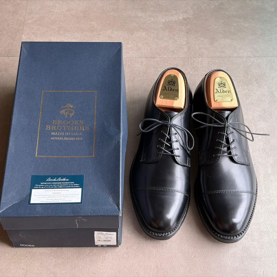 ブルックス ブラザーズ 仙台 ｜革靴買取で紳士靴[Alden ドレスシューズ]を買取しました。
