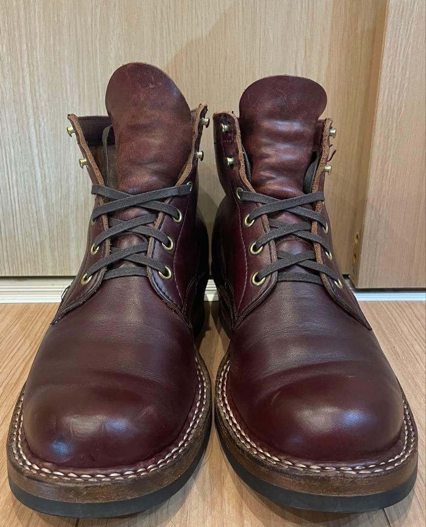 ブーツ 傷 ｜ブーツ [ホワイツ WHITE'S セミドレス8.5Eバーガンディクロムエクセル]を革靴