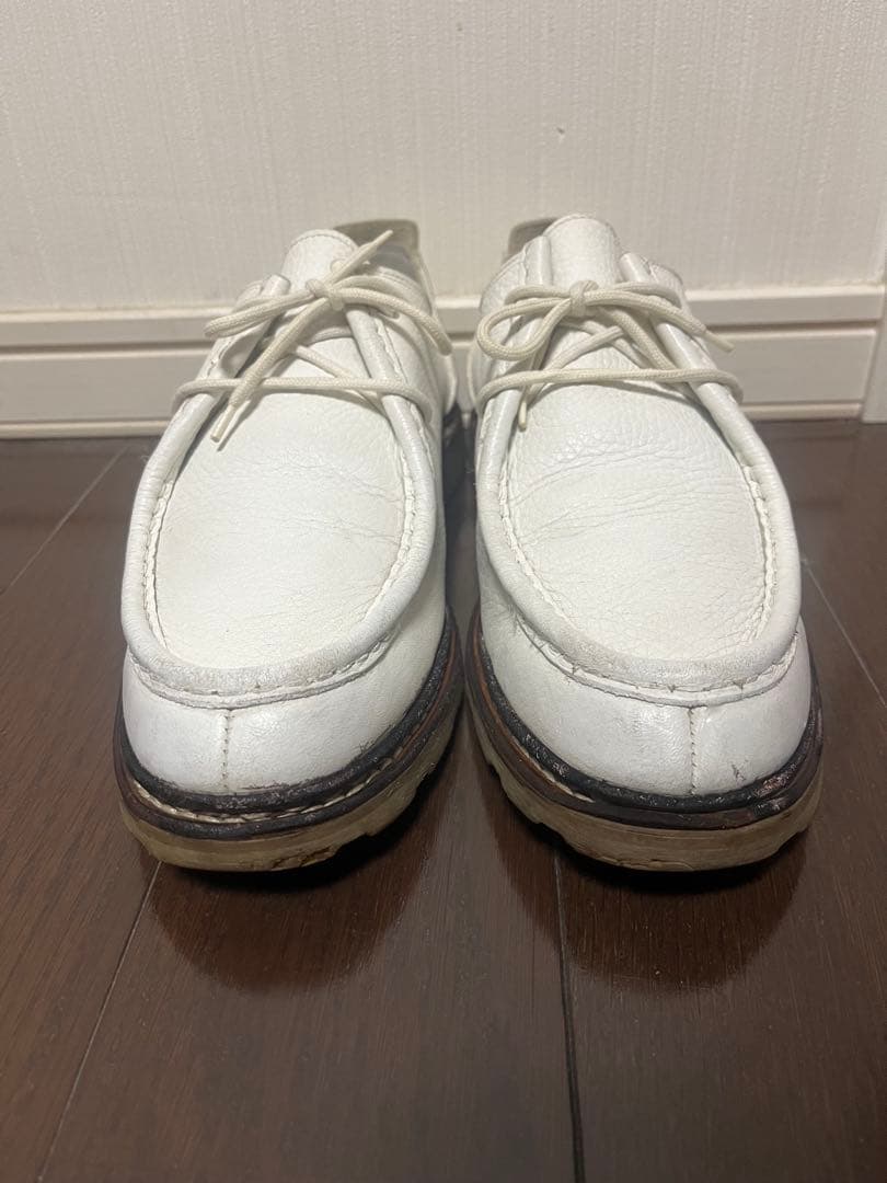パラブーツ 白 ｜革靴買取で紳士靴[Paraboot ミカエル]を買取しました。