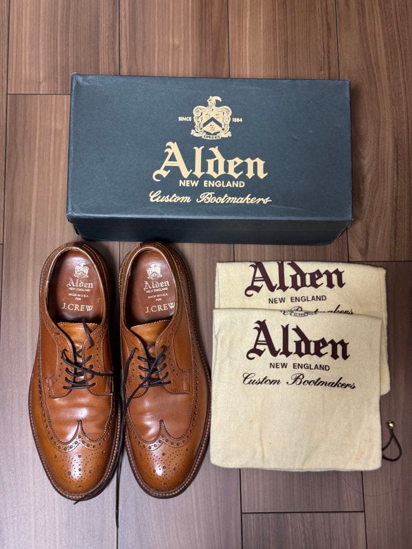 バリー ラスト ｜紳士靴オールデン[ alden 97641 サイズ 8 D ロングウイング]を革靴