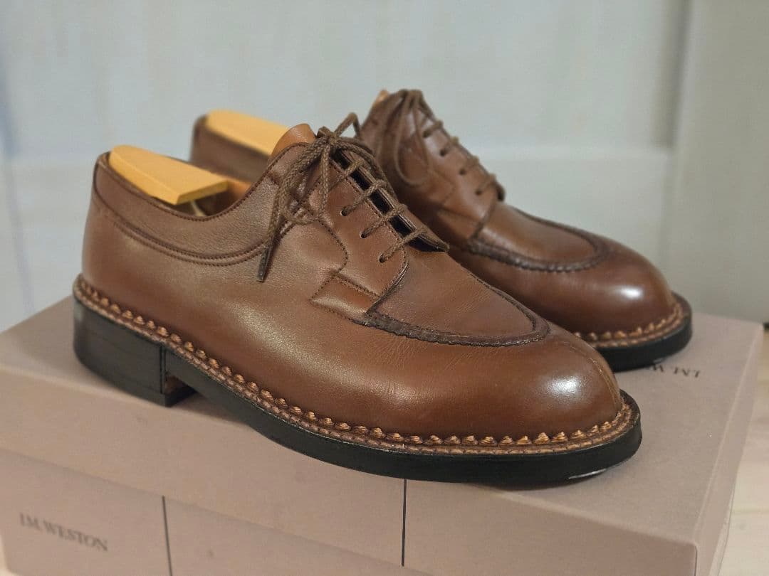 jm ウエスト ン ハント ダービー ｜革靴買取で紳士靴[J.M.WESTON hunt derby]を買取しました。