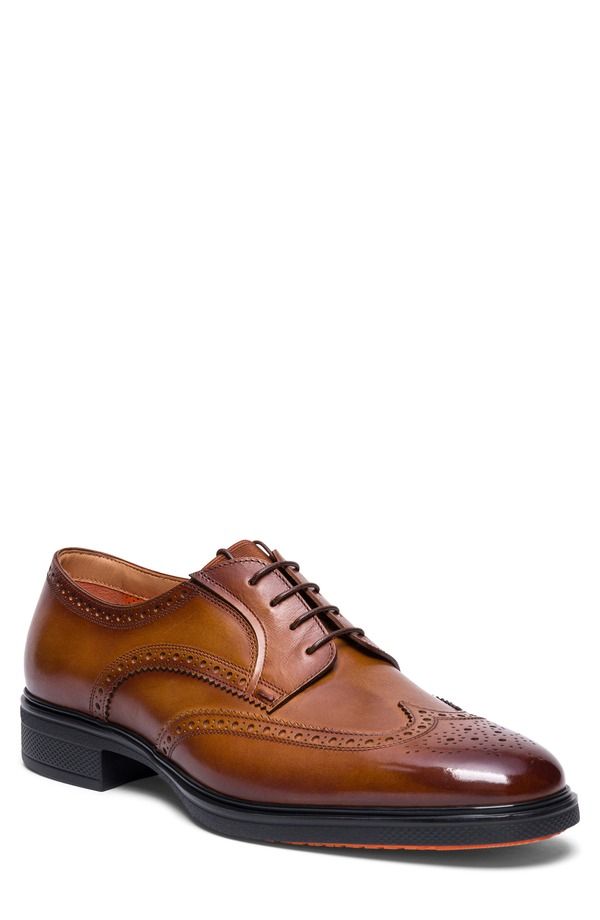 ウイング チップ ブラウン ｜革靴買取で紳士靴[Santoni  Wingtip]を買取しました。