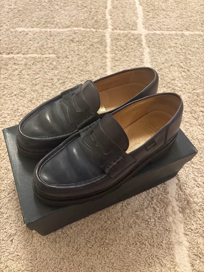 ローファー ネイビー｜革靴買取で紳士靴[Paraboot REIMS]を買取しました。