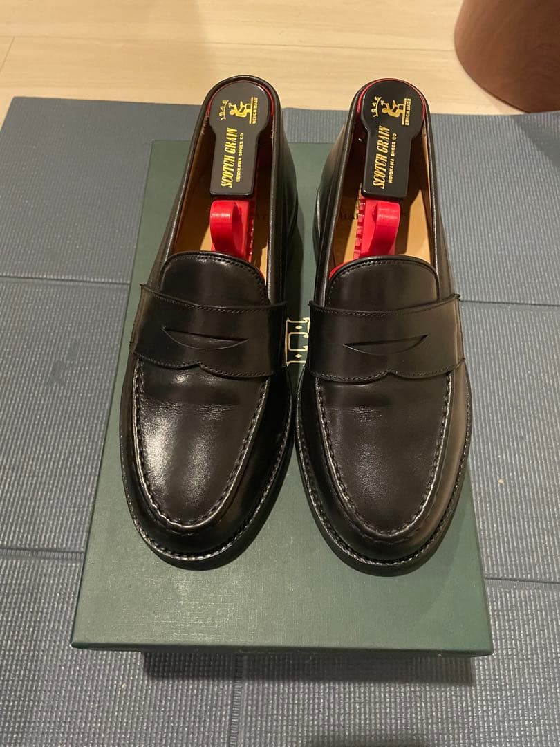 ハロゲート 靴 ｜革靴買取で紳士靴[SCOTCH GRAIN  penny loafer]を買取しました。