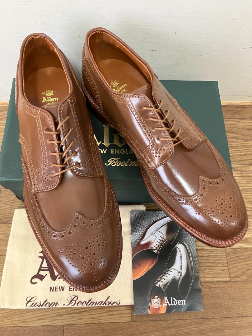 オールデン ラスト ｜革靴買取で紳士靴[Alden Whiskey shell cordovan]を買取しました。
