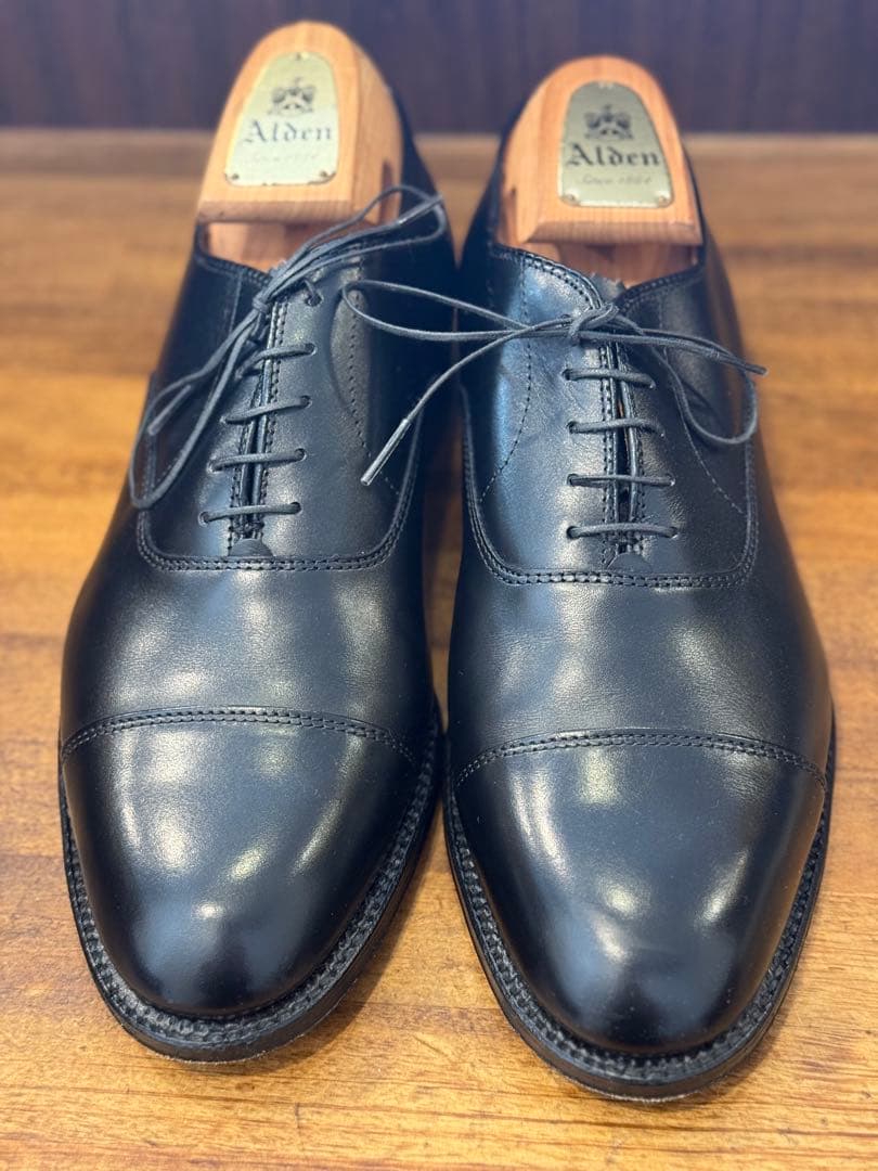 オールデン ストレート チップ ｜革靴買取で紳士靴[Alden Cap-toe calfskin]を買取しました。