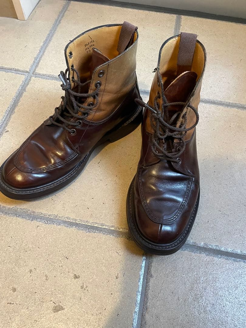 トリッカーズ u チップ｜革靴買取でブーツ[Tricker's U-tip boots]を買取しました。