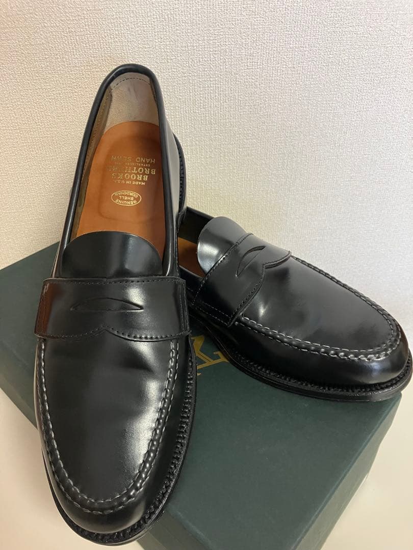 ブルックス ブラザーズ 革靴 ｜革靴買取で紳士靴[Brooks Brothers Cordovan pennies]を買取しました。