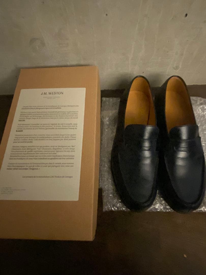 ローファー ブルー ｜革靴買取で紳士靴[J.M. WESTON Signature Loafers]を買取しました。