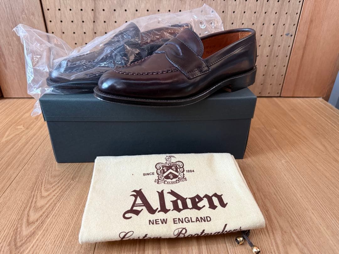 オールデン コード バン ブーツ ｜革靴買取で紳士靴[Alden Penny loafers]を買取しました。